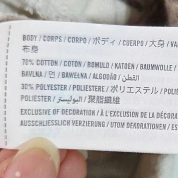 Hollister Boxy Fit Real Tree Fleece Hoodie Mens M Camo Sweatshirt Cream Y2K Zip - Picture 5 of 15